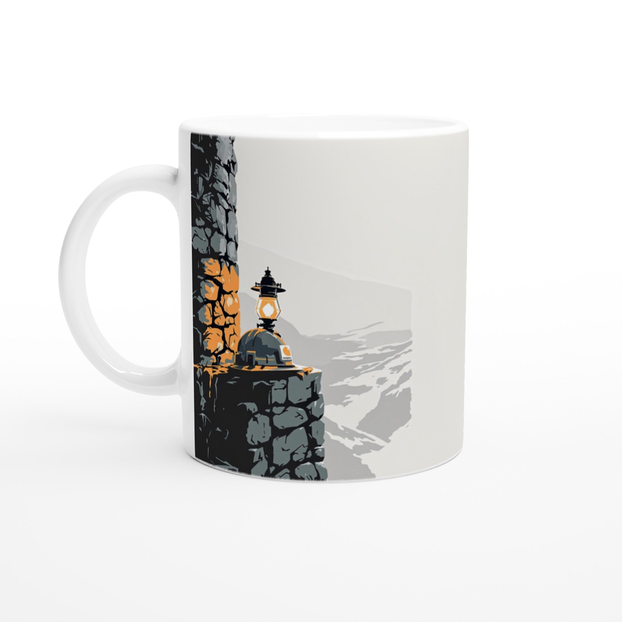 Coalfield Mining Heritage Lamp Helmet Coffee Tea Ceramic 11oz Mug Cer — Mug | Wild Thread Co UK