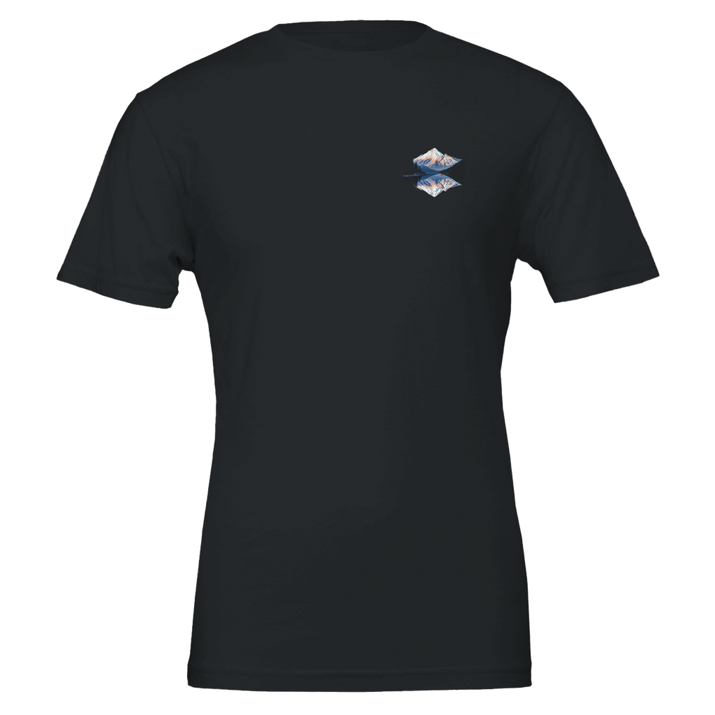 Lake Reflection Still Morning Canoe T-Shirt Unisex Cotton Tee UK — T-Shirt | Wild Thread Co UK