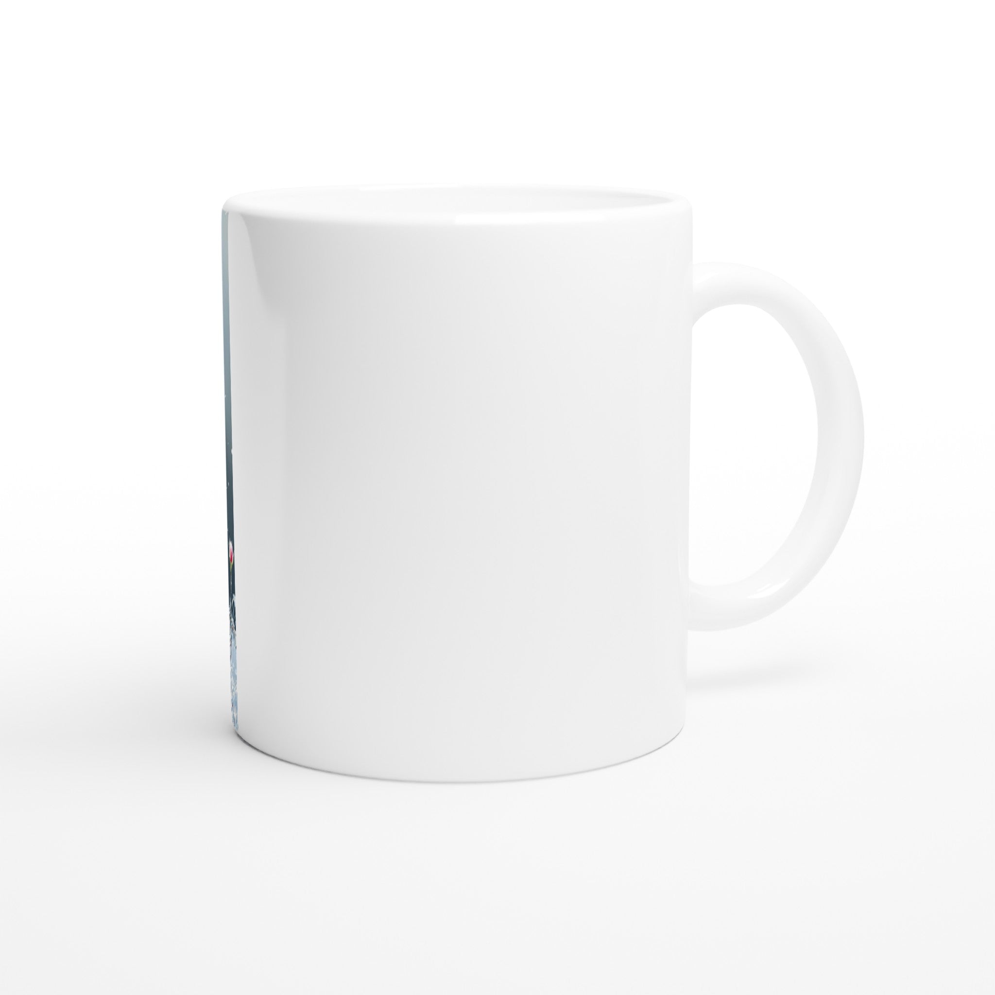 First Frost Garden Morning Rose Coffee Tea Ceramic 11oz Mug 1 Mug — detail view | Wild Thread Co