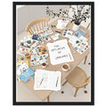 Allotment Winter Seed Catalogue Planning Framed Print Wall Art Ready — Framed Art Print | Wild Thread Co UK