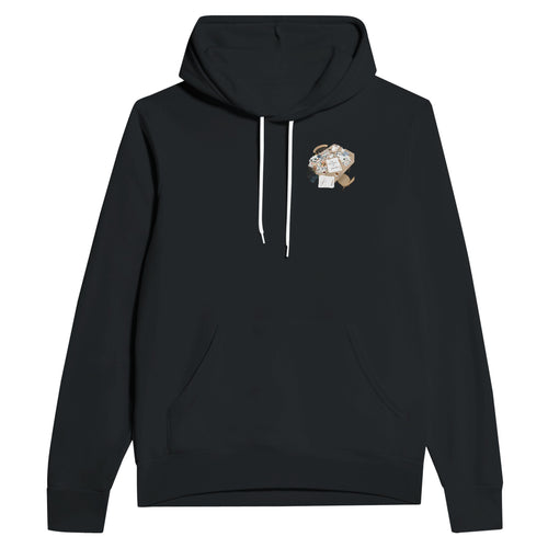 Allotment Winter Seed Catalogue Planning Hoodie Pullover Unisex Hoodie — detail view | Wild Thread Co