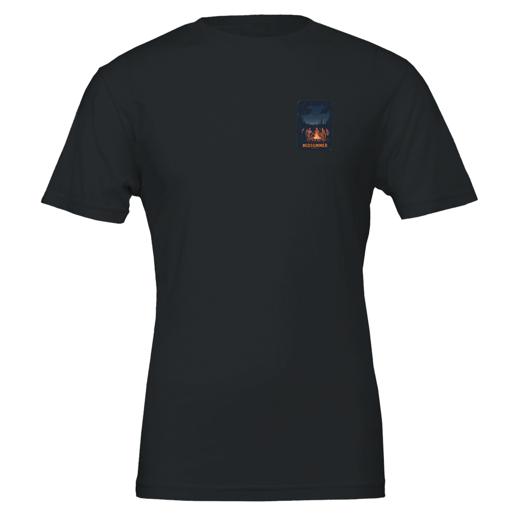 Winter Solstice Campfire Midsummer T-Shirt Unisex Cotton Tee UK — T-Shirt | Wild Thread Co UK