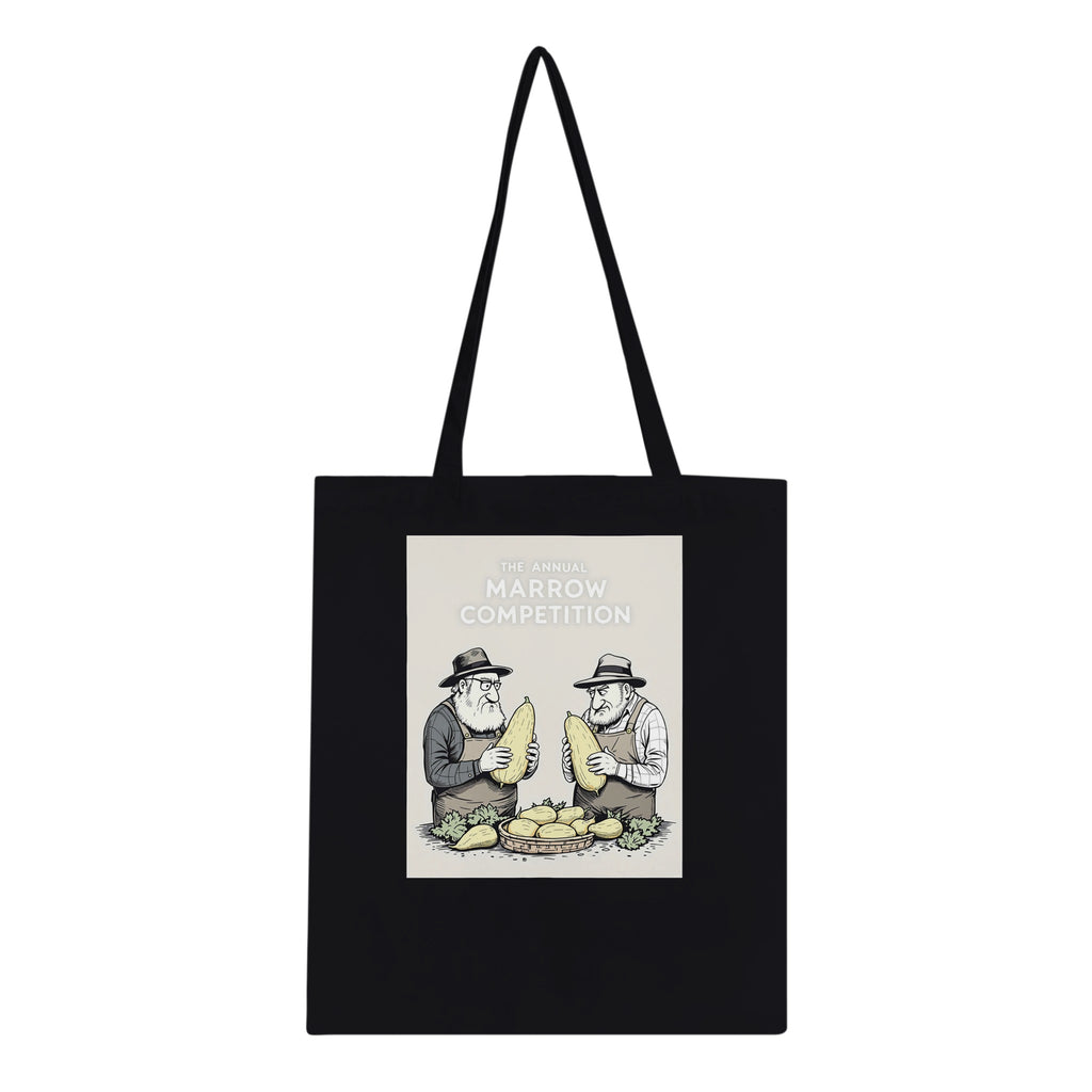 Allotment Marrow Competition Serious Cotton Shopper UK Tote Bag U Tote Bag — detail view | Wild Thread Co