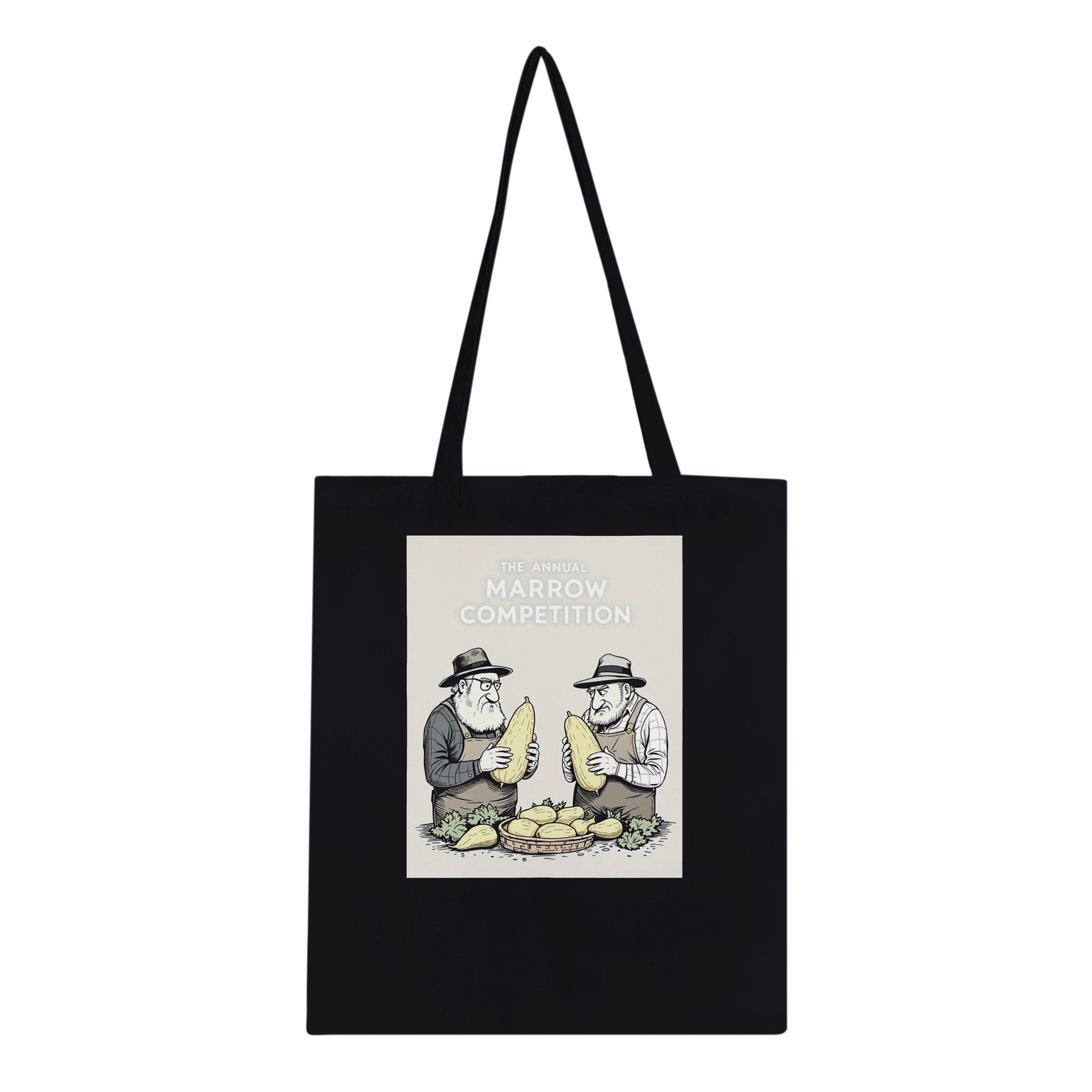 Allotment Marrow Competition Serious Cotton Shopper UK Tote Bag U Tote Bag — detail view | Wild Thread Co
