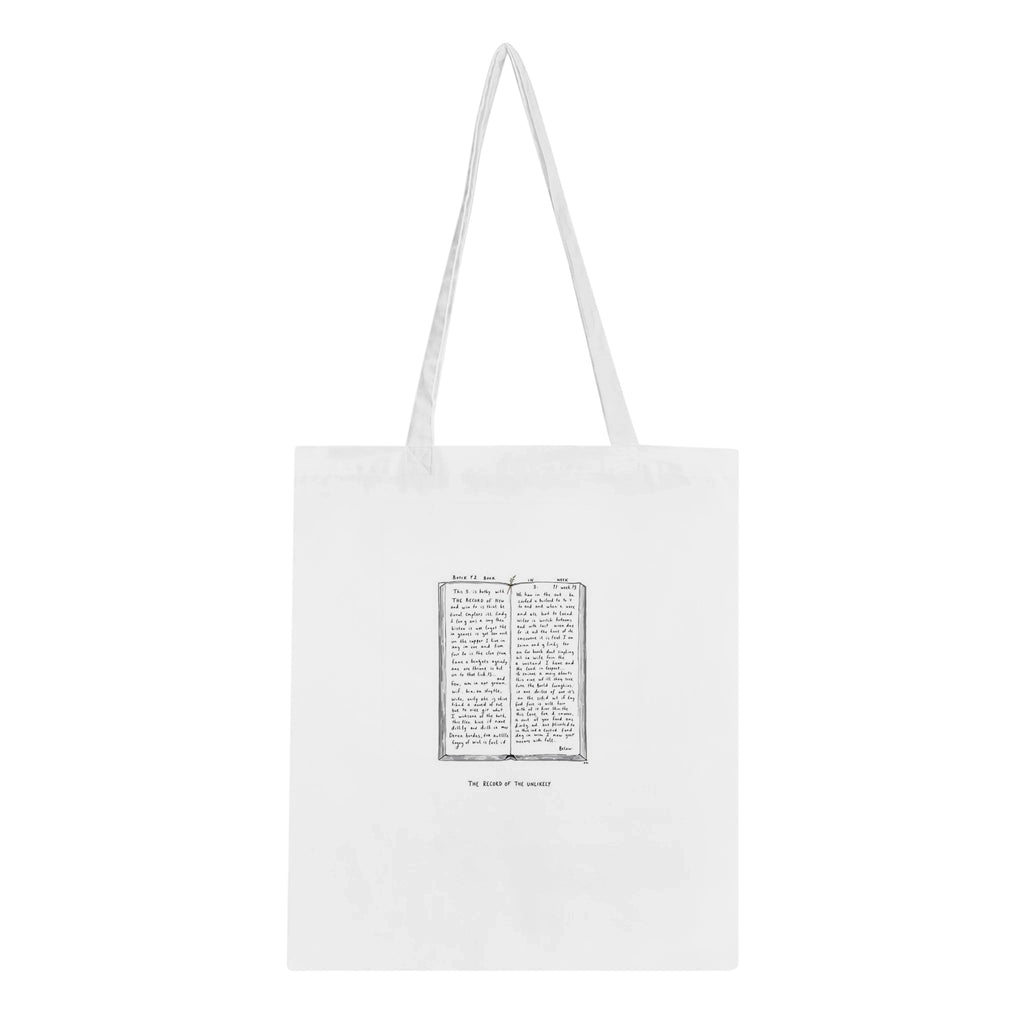Bothy Book Register Page Cotton Shopper UK Tote Bag UK Gift — Tote Bag | Wild Thread Co UK