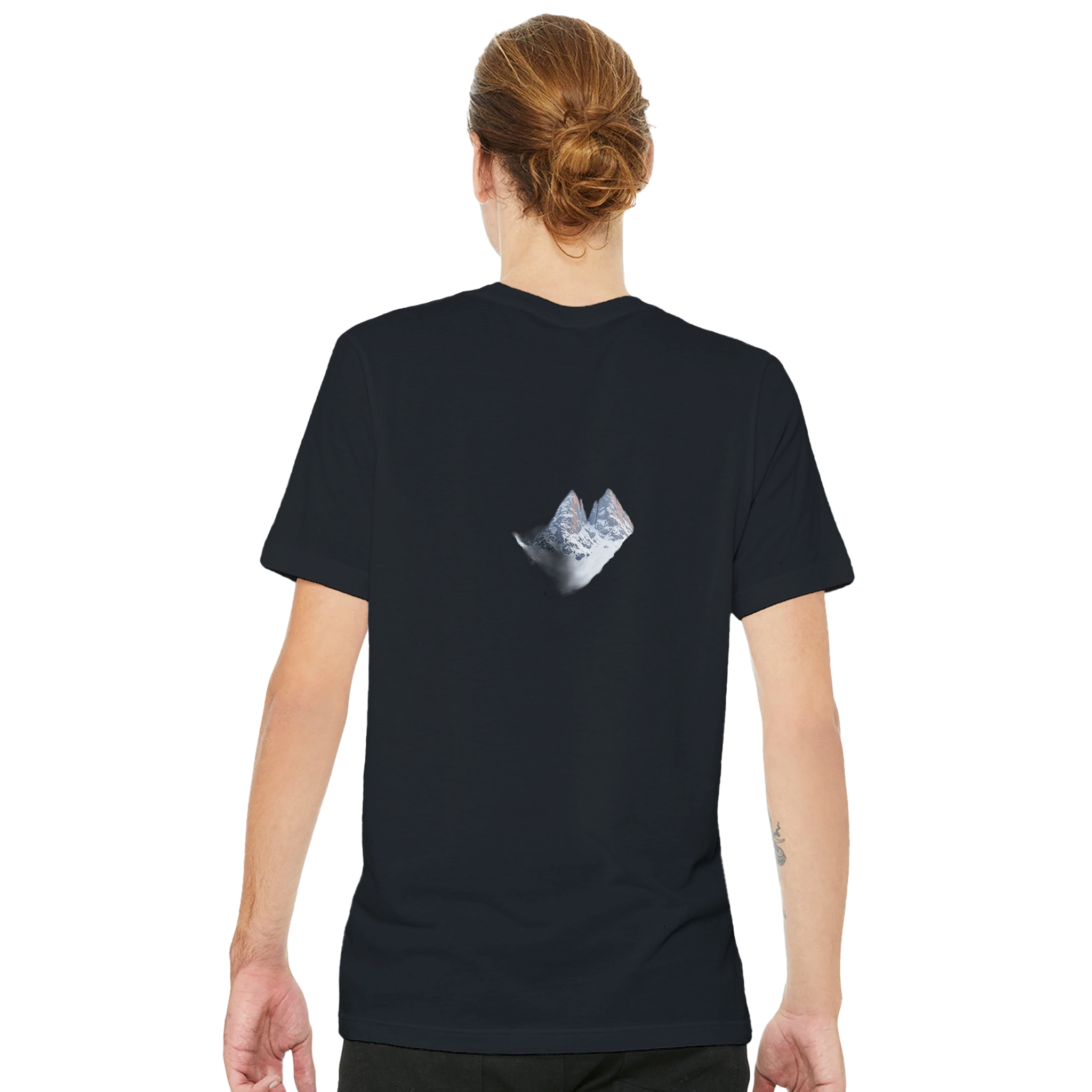 Glencoe Winter Snow Epic T-Shirt Unisex Cotton Tee UK T-Shirt — detail view | Wild Thread Co