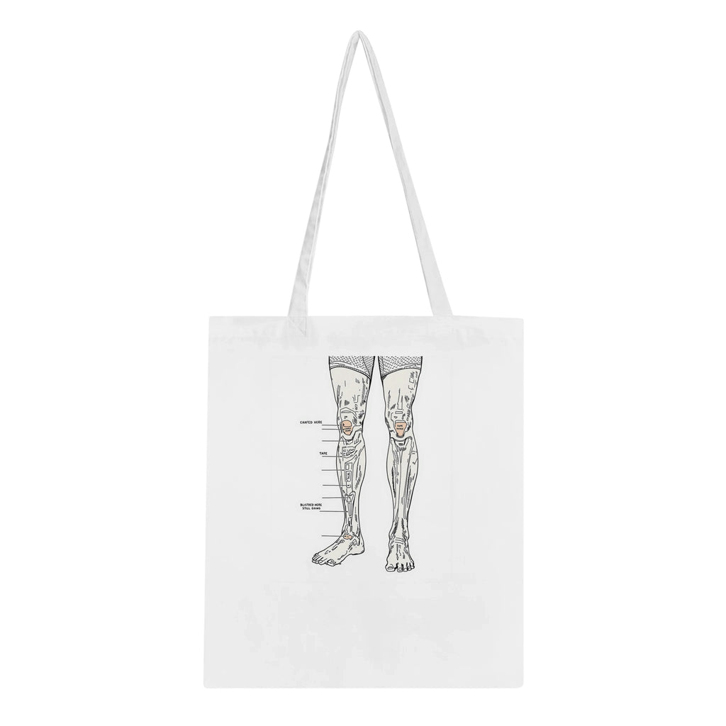 Fell Runner Body Horror Humour Tote Bag Cotton Shopper UK — Tote Bag | Wild Thread Co UK