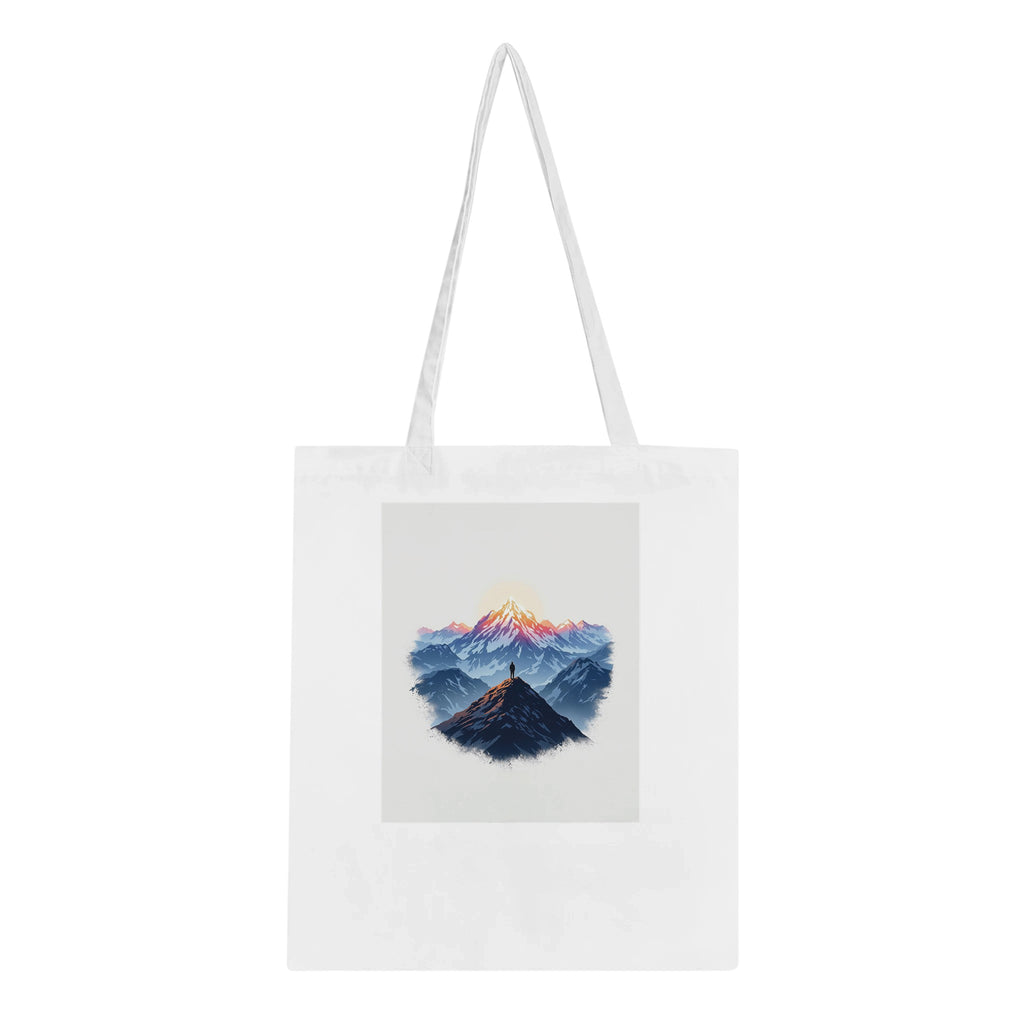 New Day Mountain Light Alpenglow Cotton Shopper UK — Tote Bag | Wild Thread Co UK