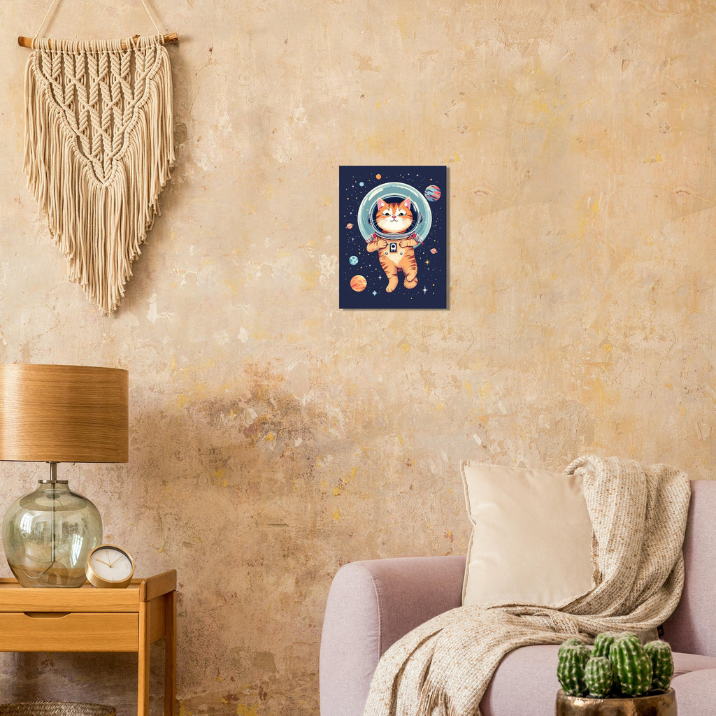 Cat Astronaut Art Print Art Print — detail view | Wild Thread Co