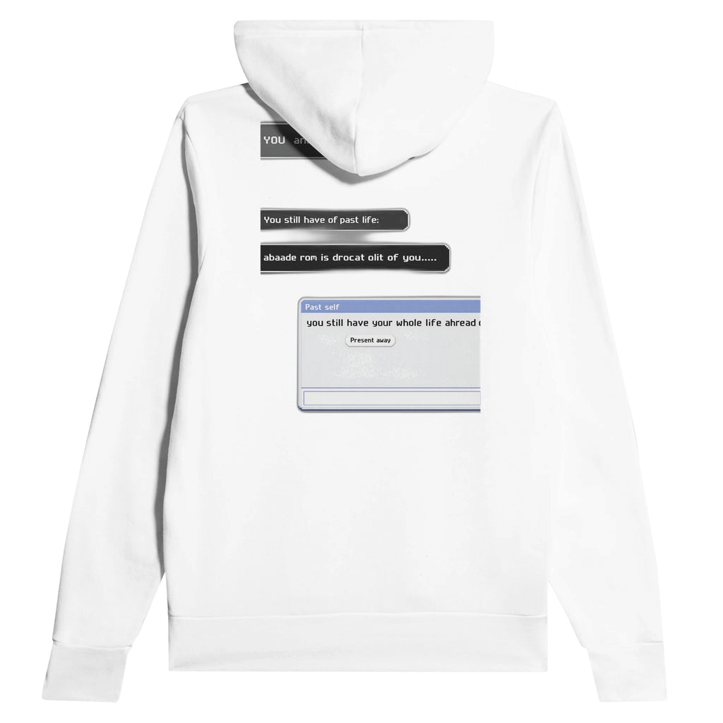 Y2k Early Internet Aim Nostalgia Hoodie — detail view | Wild Thread Co