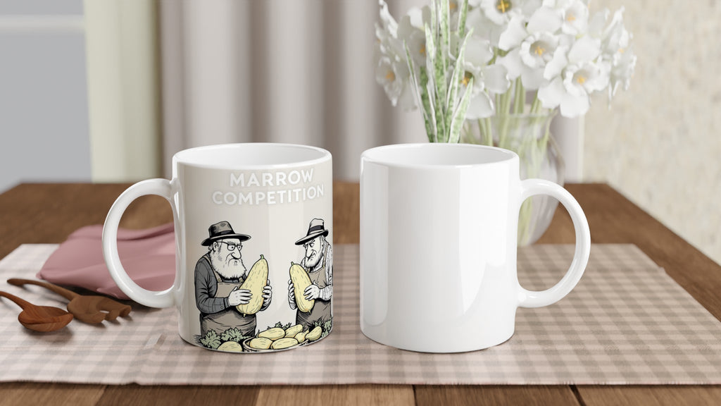 Allotment Marrow Competition Serious Mug Coffee Tea Ceramic 11oz — Mug | Wild Thread Co