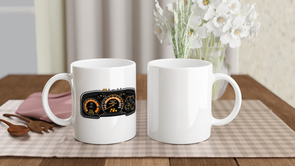 Paramedic Instrument Panel Spoof Mug — detail view | Wild Thread Co