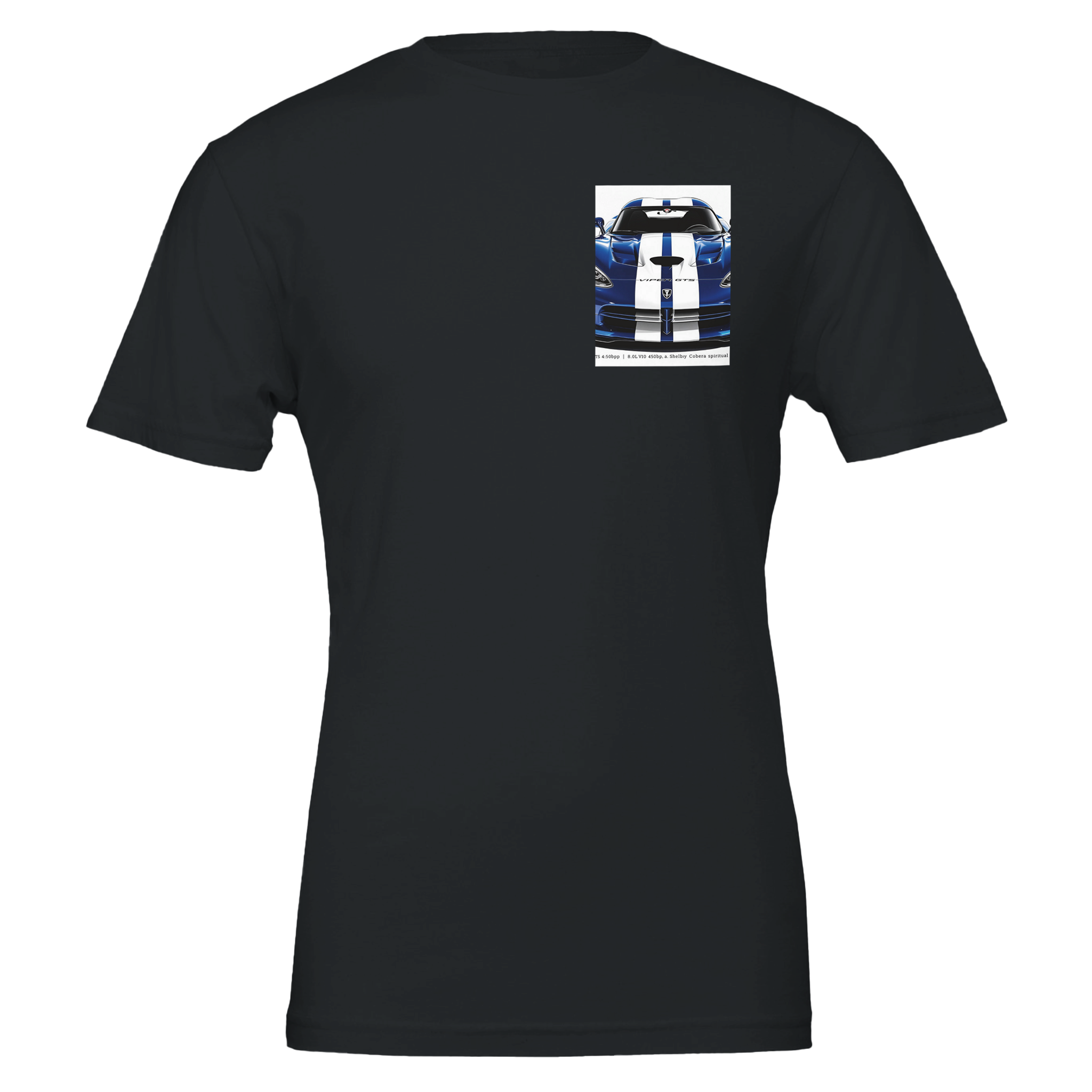 Dodge Viper Gts Blue White Stripes — T-Shirt | Wild Thread Co UK