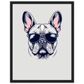 French Bulldog Cool Wall Art Ready to Hang UK Framed Print Han — Framed Art Print | Wild Thread Co UK