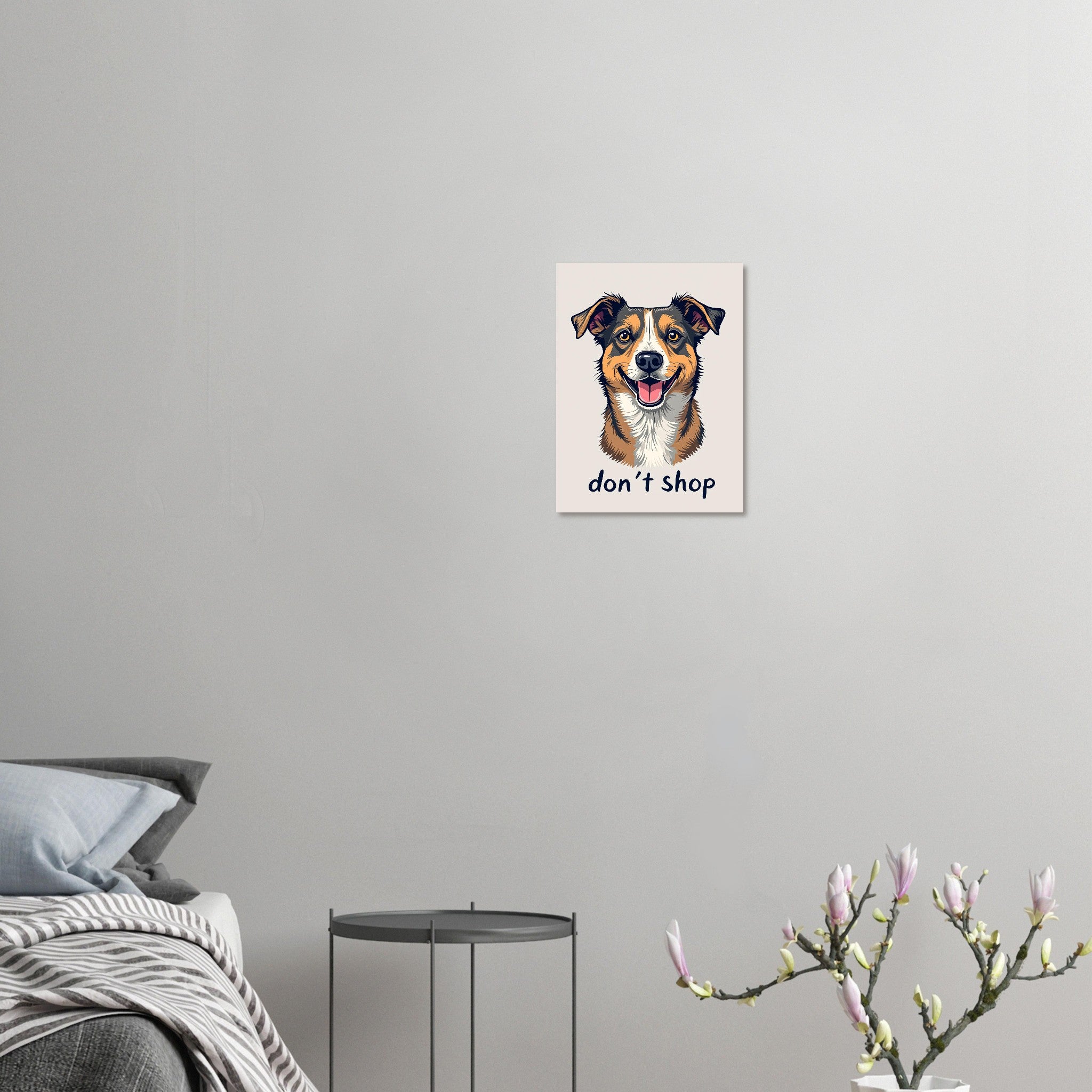 rescue dog hero Art Wall Art UK Art Art Print Art Print — detail view | Wild Thread Co
