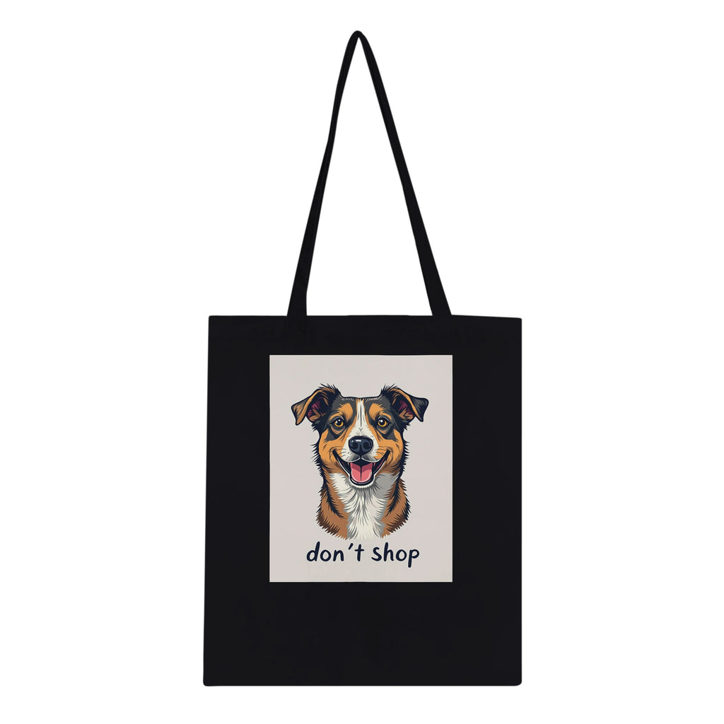 Rescue Dog Hero Cotton Shopper UK Tote Bag — detail view | Wild Thread Co