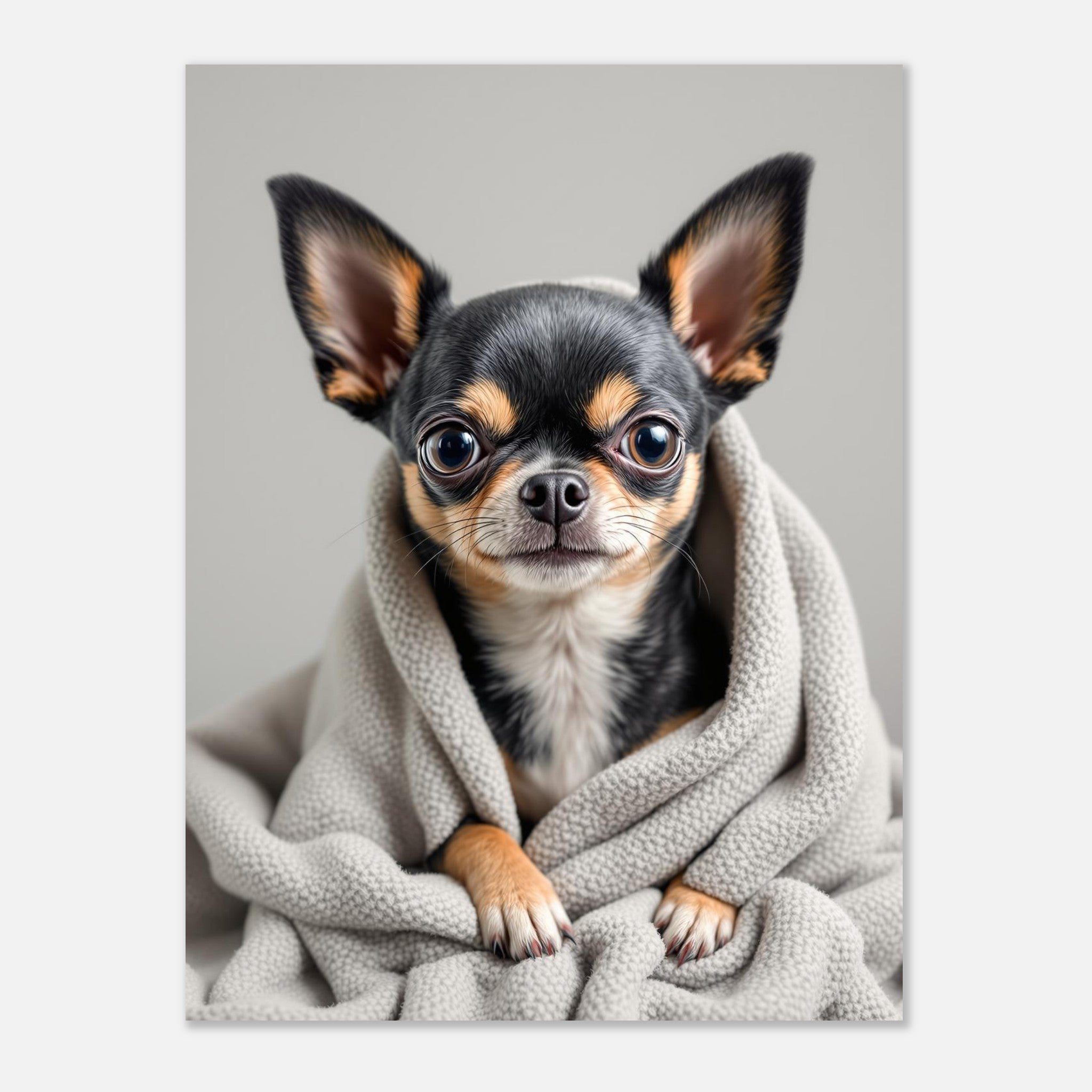 Chihuahua Attitude Art Wall Art UK Art Art Print Poster Wall Art UK UK Gift Art Print — detail view | Wild Thread Co
