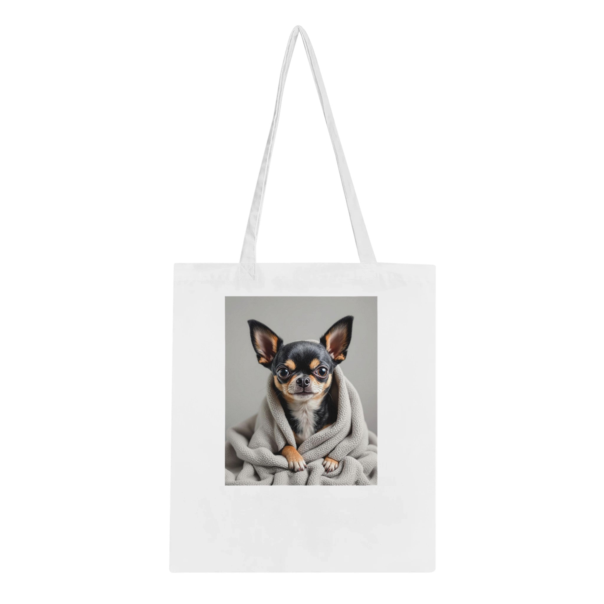 Chihuahua Attitude Cotton Shopper UK Tote Bag — detail view | Wild Thread Co