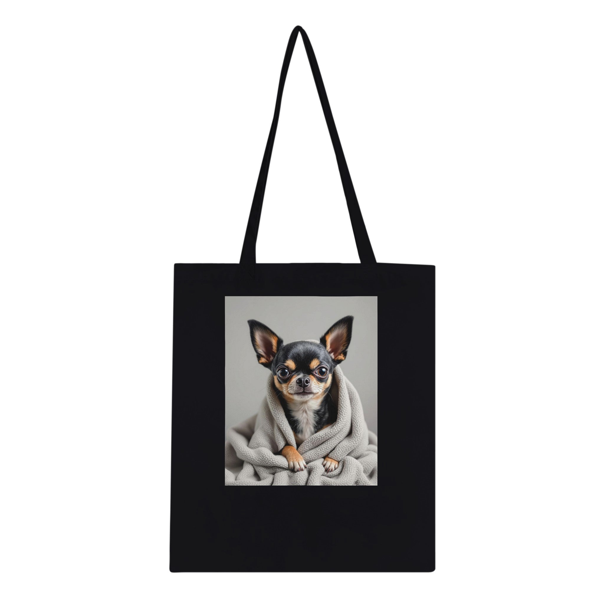 Chihuahua Attitude Cotton Shopper UK Tote Bag — detail view | Wild Thread Co