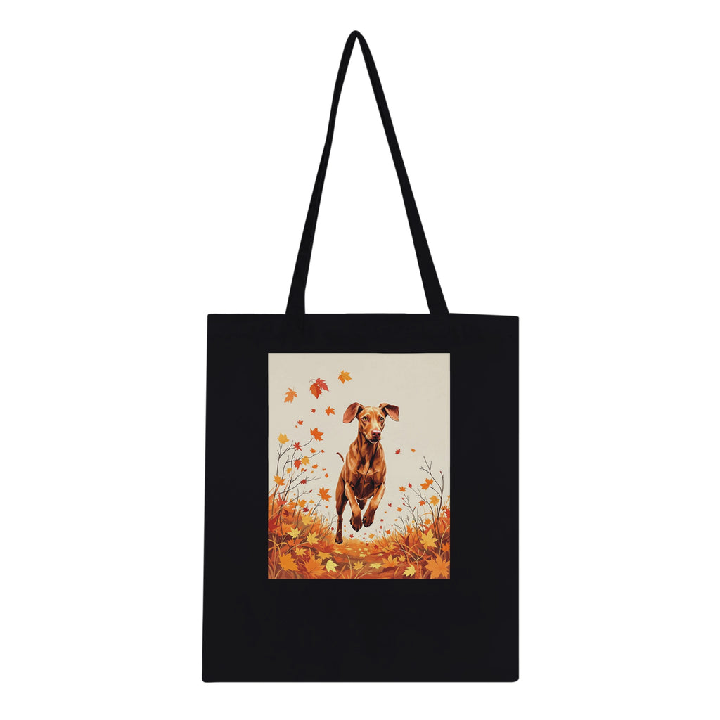 Vizsla Autumn Cotton Shopper UK Tote Bag — detail view | Wild Thread Co