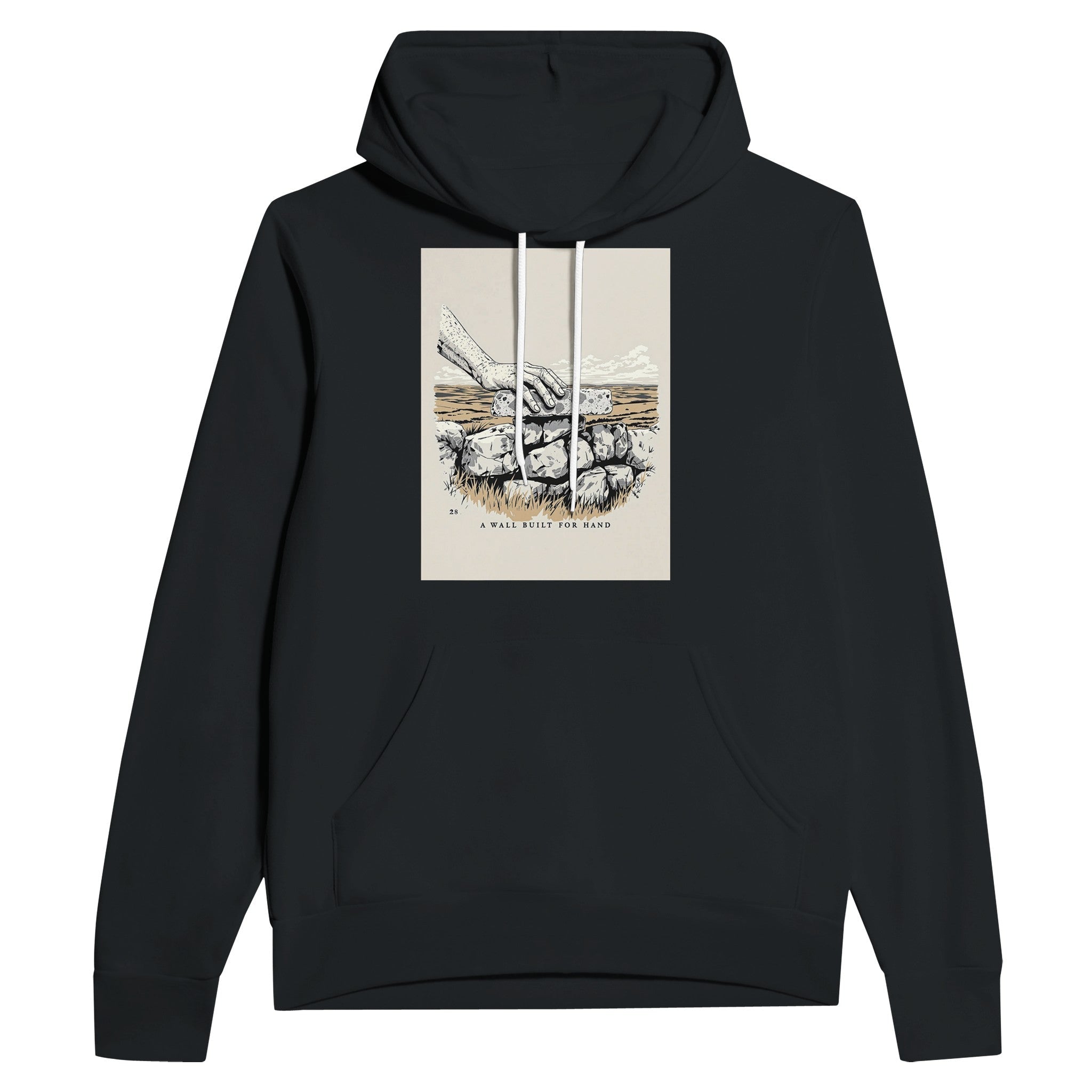 Dry Stone Wall Hoodie | Countryside Craft Hoodie | Rural Hoodie UK - Wild Thread Co