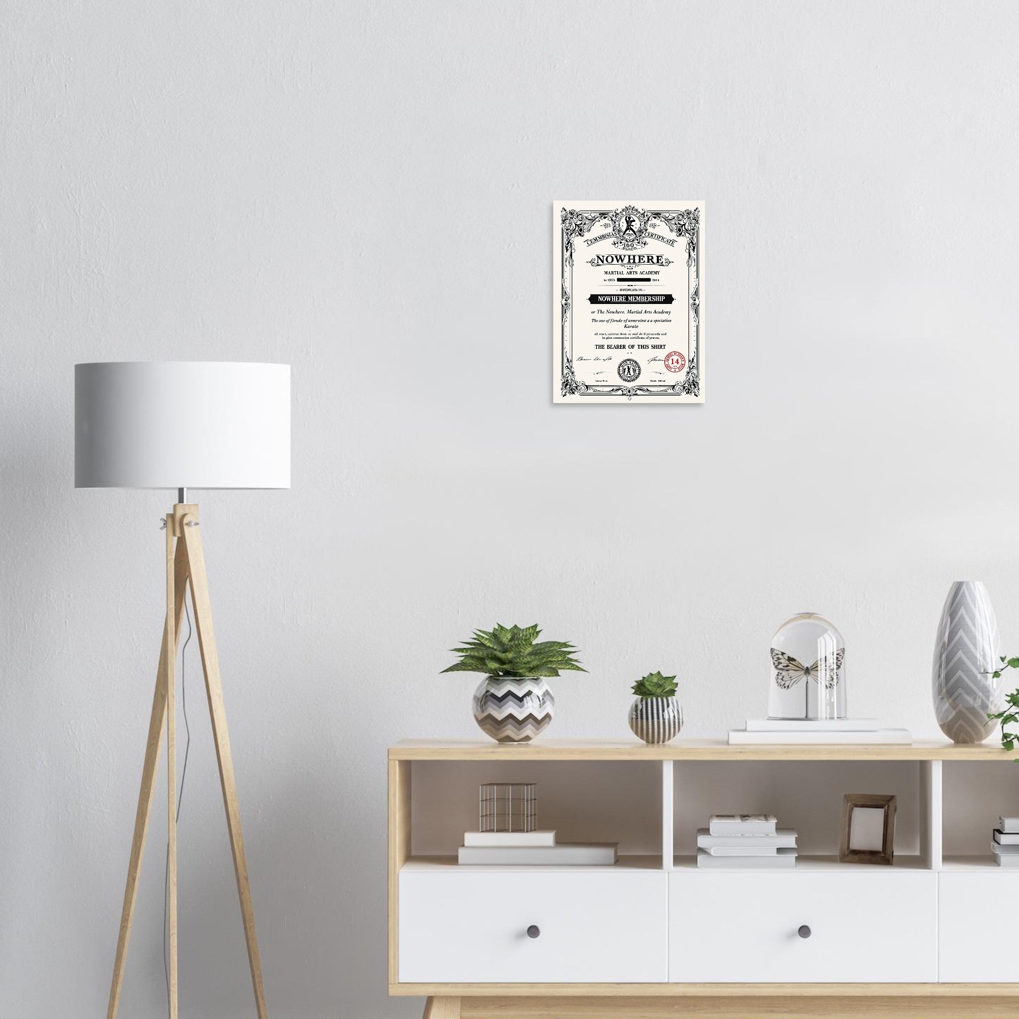 Retro Martial Arts Dojo Art Print — Art Print | Wild Thread Co UK