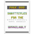 Ceefax Teletext Nostalgia Framed Print — Framed Art Print | Wild Thread Co