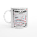 Teacher School Report Card Spoof — Mug | Wild Thread Co UK