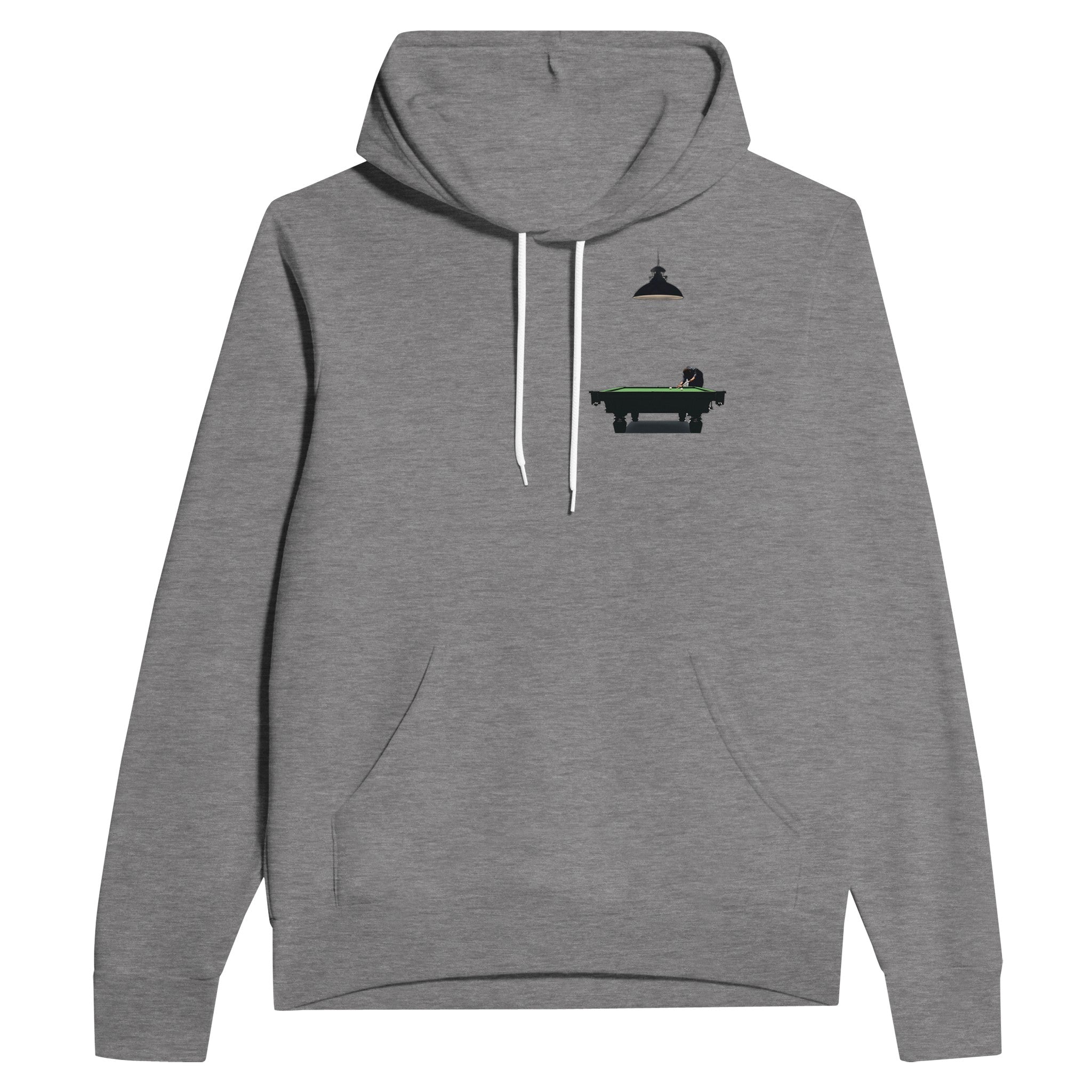 Retro Snooker Hustle Hoodie — detail view | Wild Thread Co