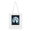 Black Cat Moonlight Tote Bag Cotton Shopper UK — Tote Bag | Wild Thread Co