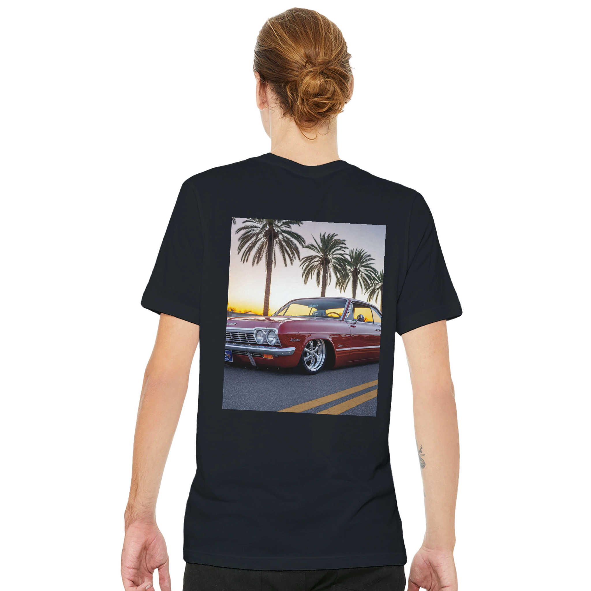 Chevy Impala 64 Cruising T-Shirt — detail view | Wild Thread Co