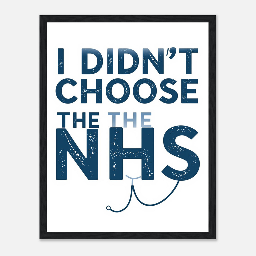 Nurse Gifting Framed Art Print — detail view | Wild Thread Co