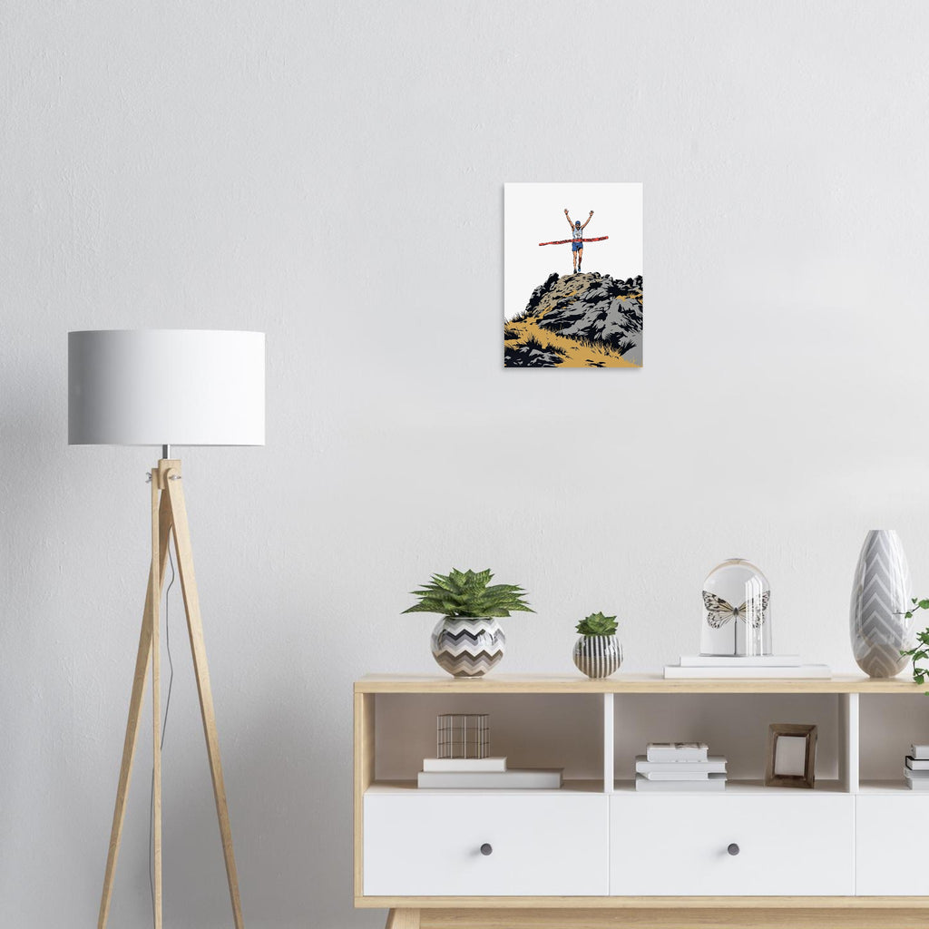 Fell Race Summit Finish Art Print — Art Print | Wild Thread Co UK