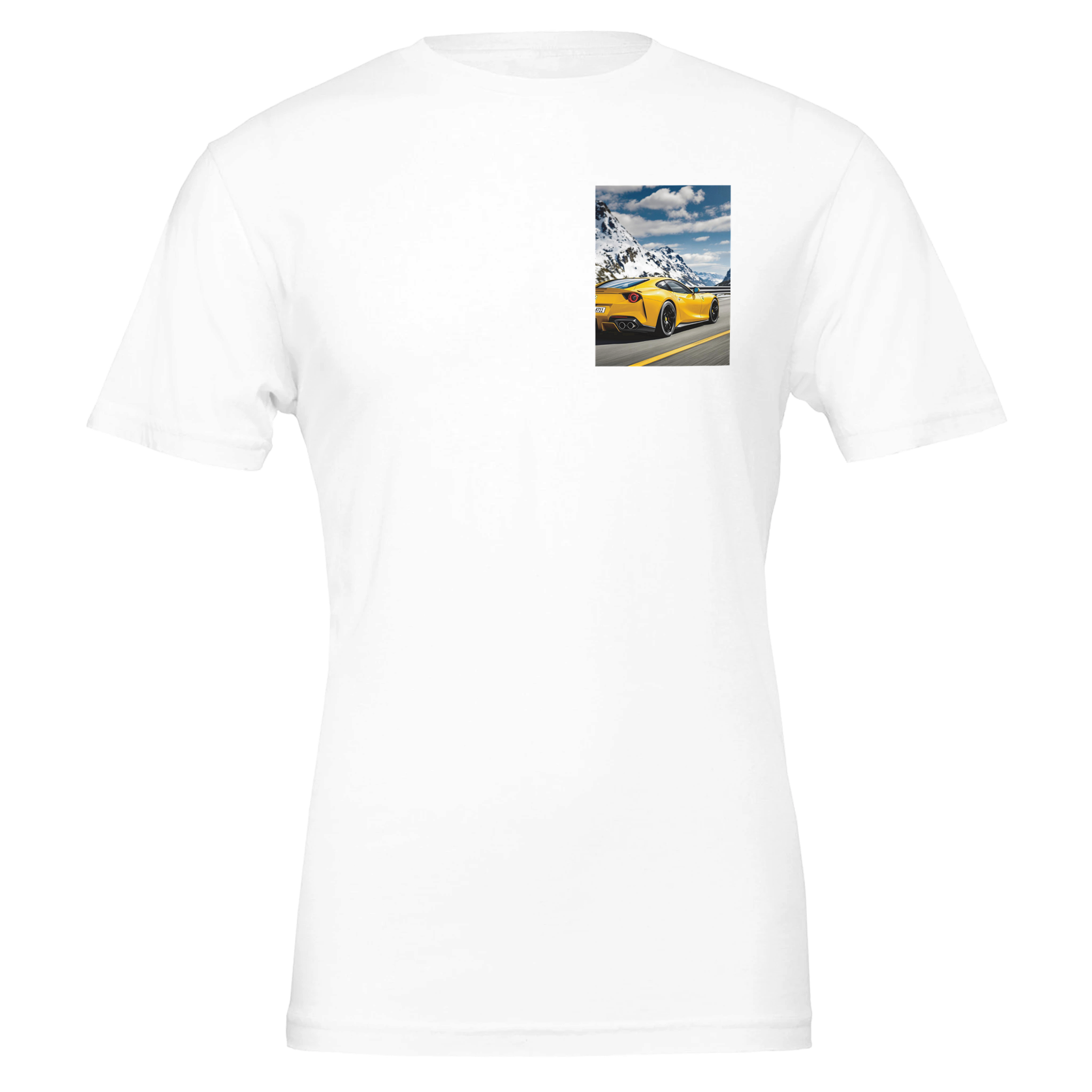 Ferrari 812 Superfast T-Shirt — detail view | Wild Thread Co