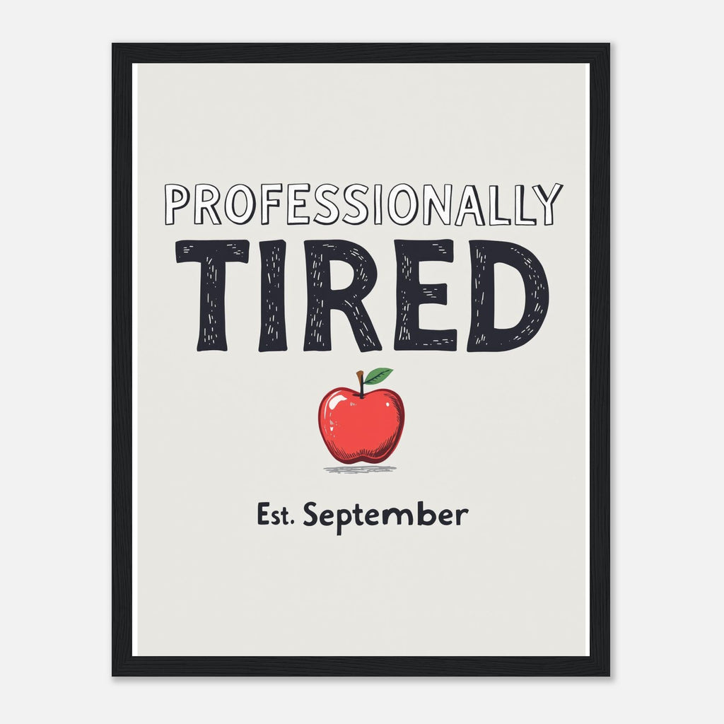 Teacher Gifting Framed Art Print — detail view | Wild Thread Co