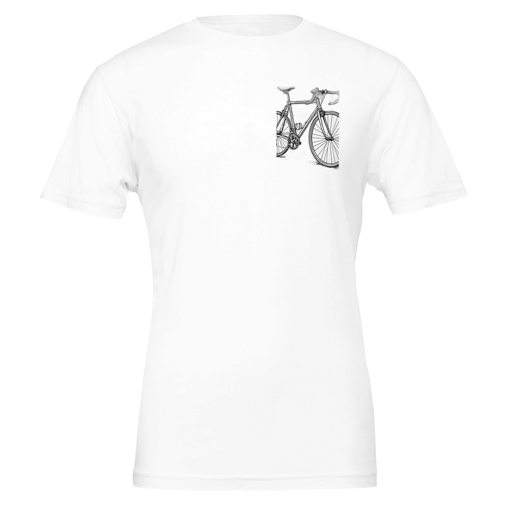 Retro Sports Cycling T-Shirt — detail view | Wild Thread Co