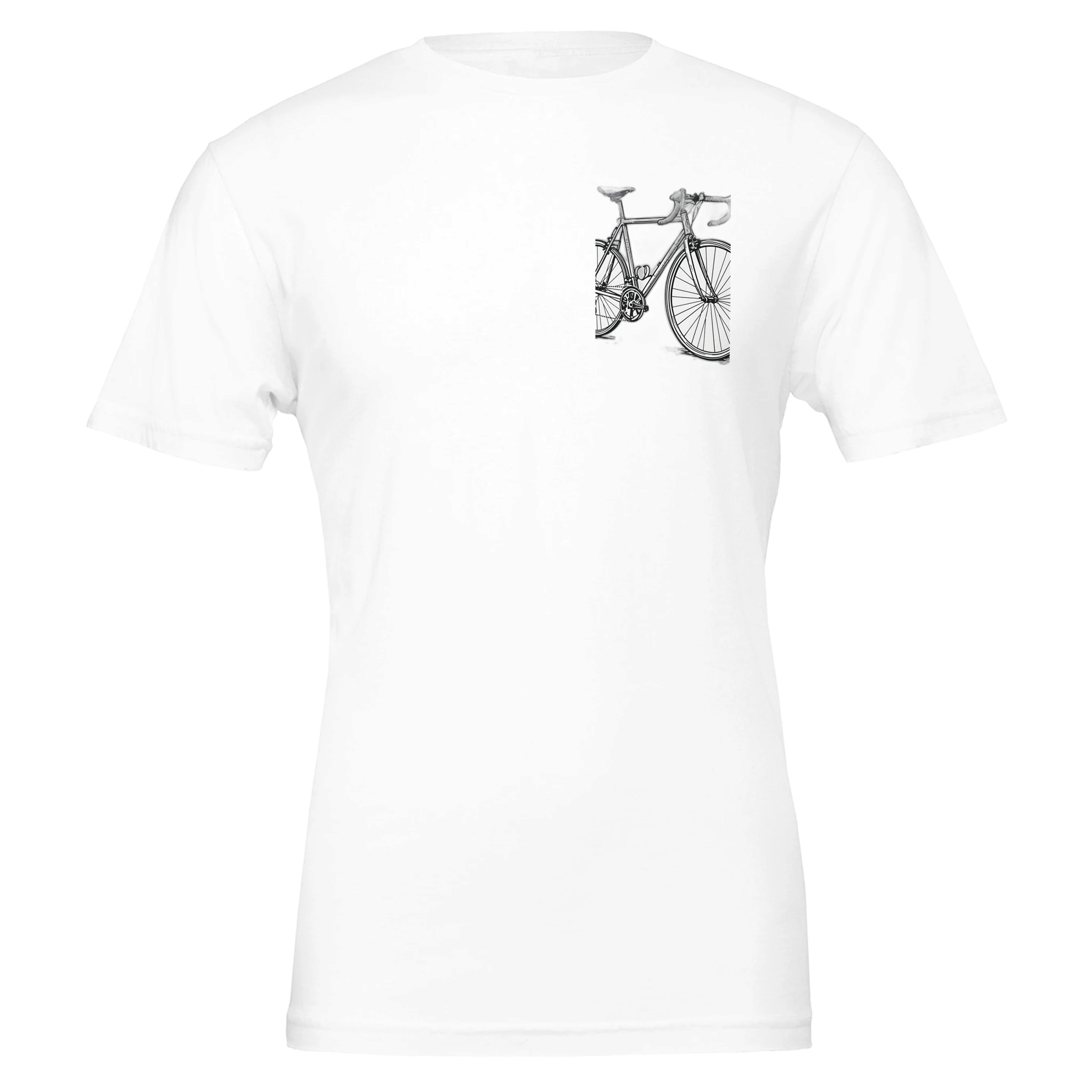 Retro Sports Cycling T-Shirt — detail view | Wild Thread Co