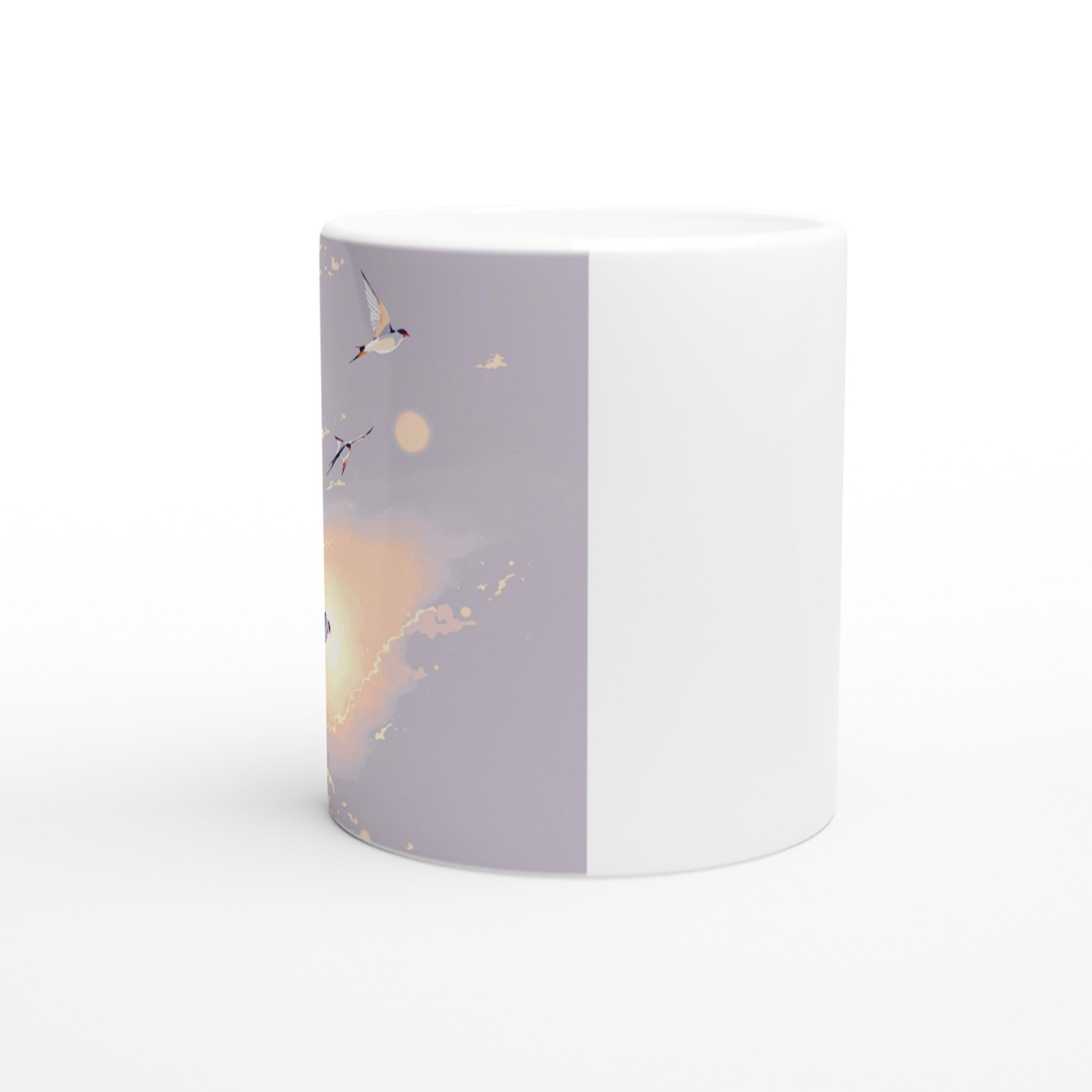 Swift Summer Evening Sky Mug — detail view | Wild Thread Co