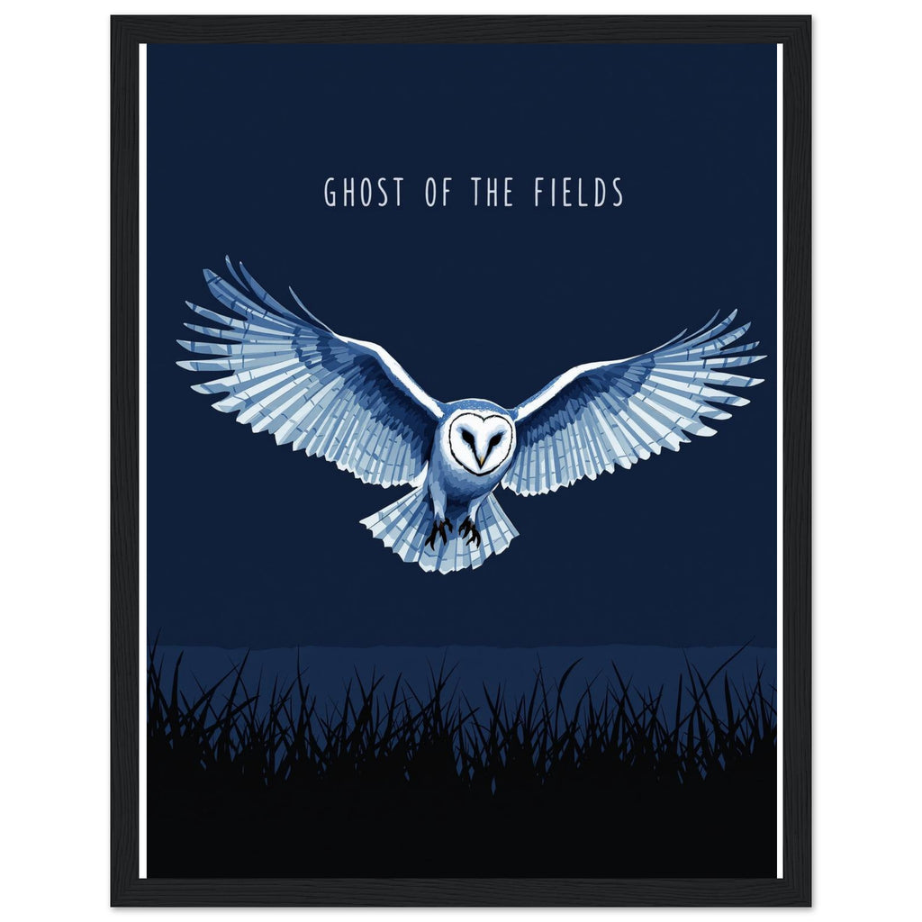 Barn Owl Hunting — Framed Art Print | Wild Thread Co UK