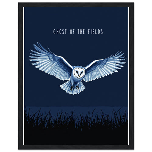 Barn Owl Hunting — Framed Art Print | Wild Thread Co UK
