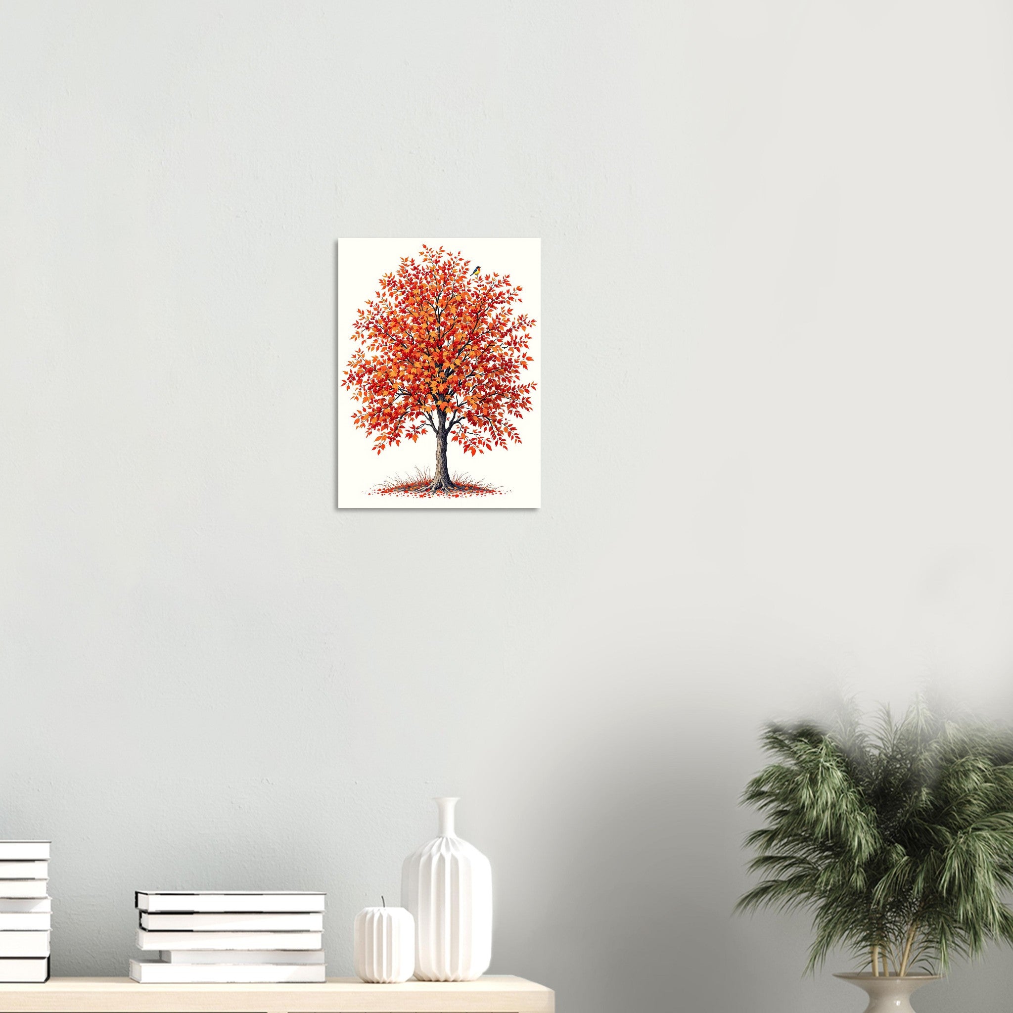 Rowan Berry Tree Art Print Art Print — detail view | Wild Thread Co