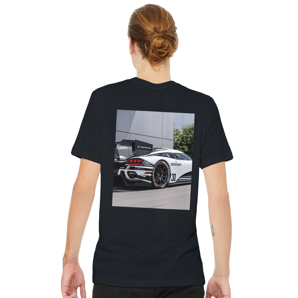 Koenigsegg Jesko T-Shirt — detail view | Wild Thread Co