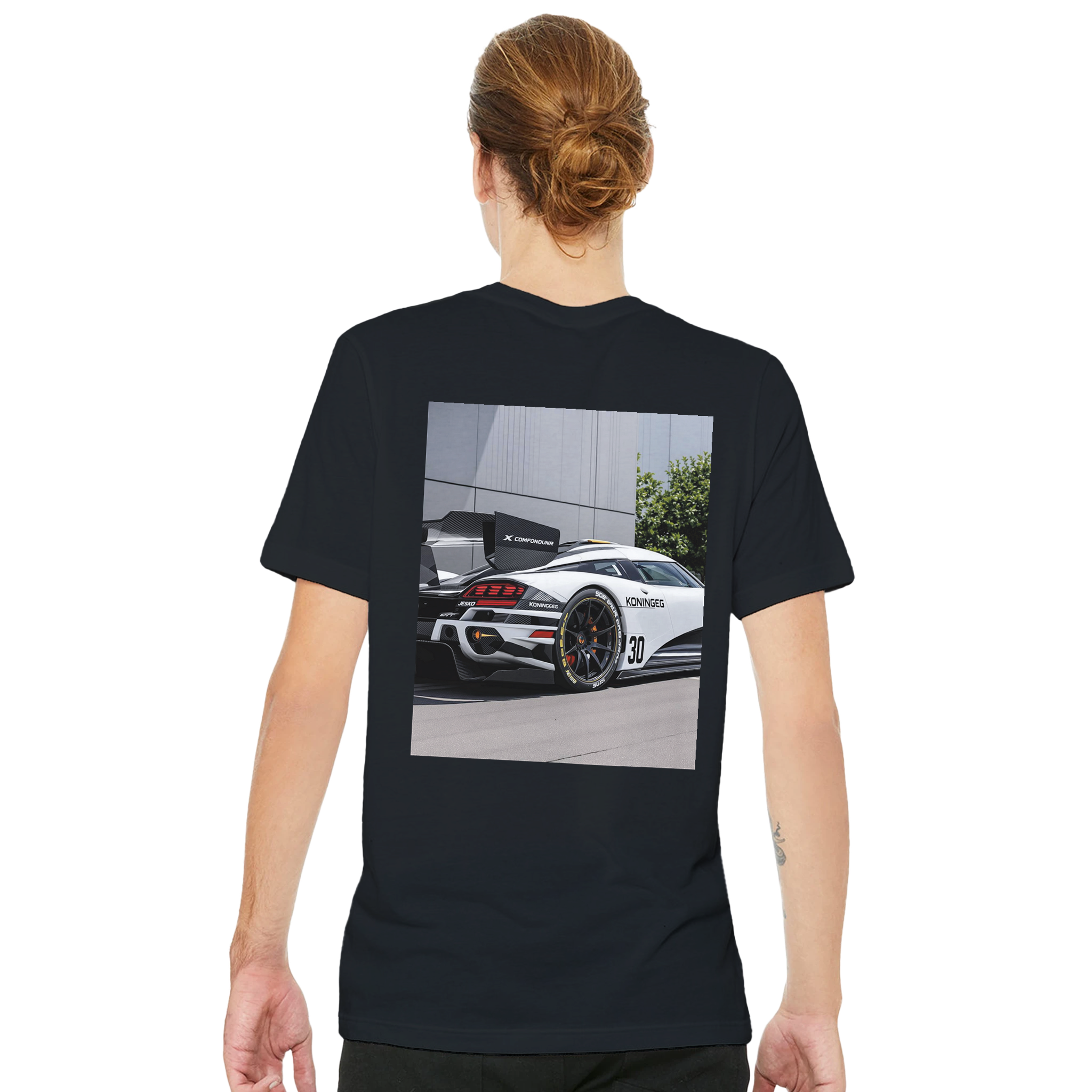 Koenigsegg Jesko T-Shirt — detail view | Wild Thread Co