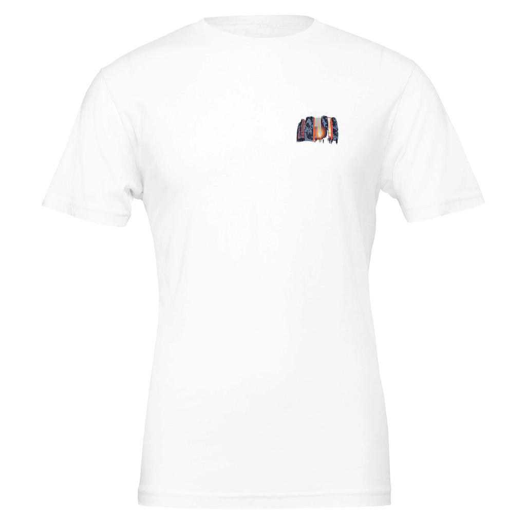 Stonehenge Winter Solstice Dawn T-Shirt — detail view | Wild Thread Co