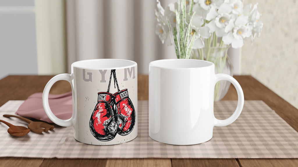 Retro Boxing Underground — Mug detail view | Wild Thread Co
