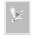 Barn Owl Flight Framed Print Wall Art Ready to Hang UK — Framed Art Print | Wild Thread Co
