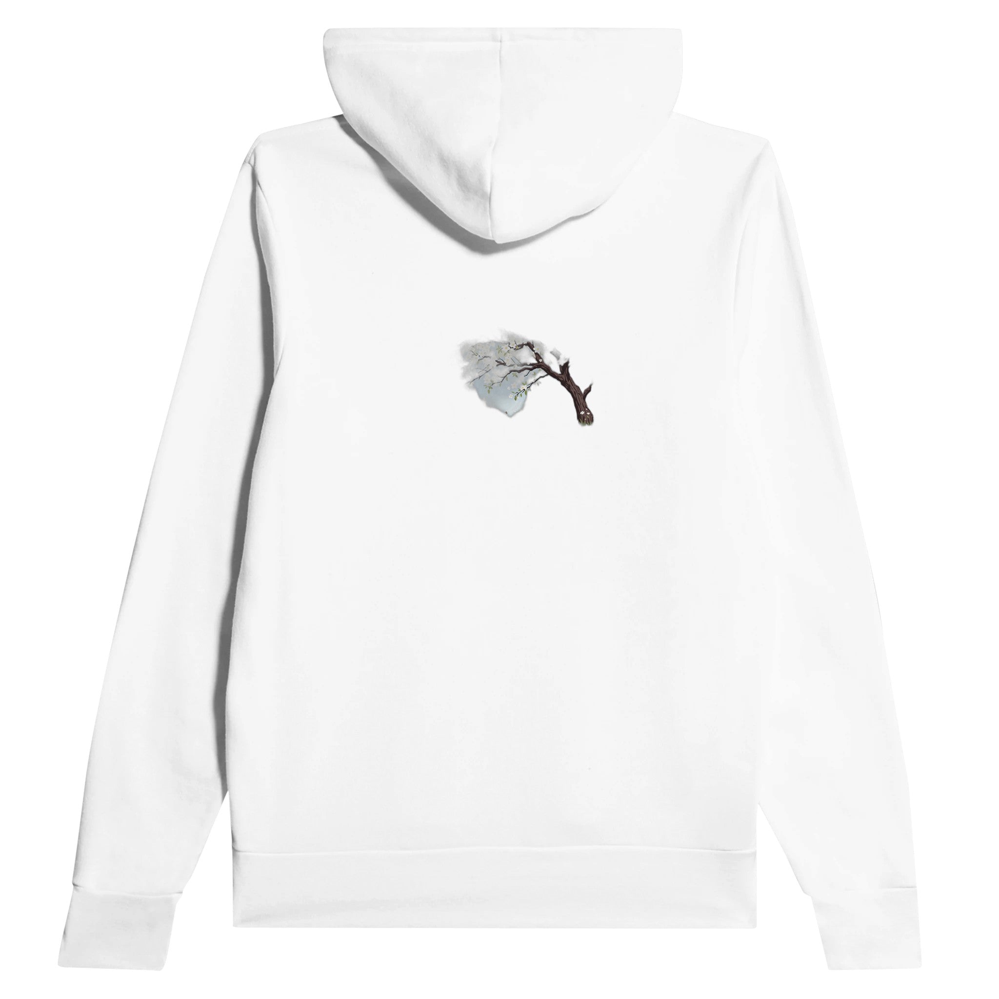 Hawthorn May Blossom Bees Hoodie — detail view | Wild Thread Co