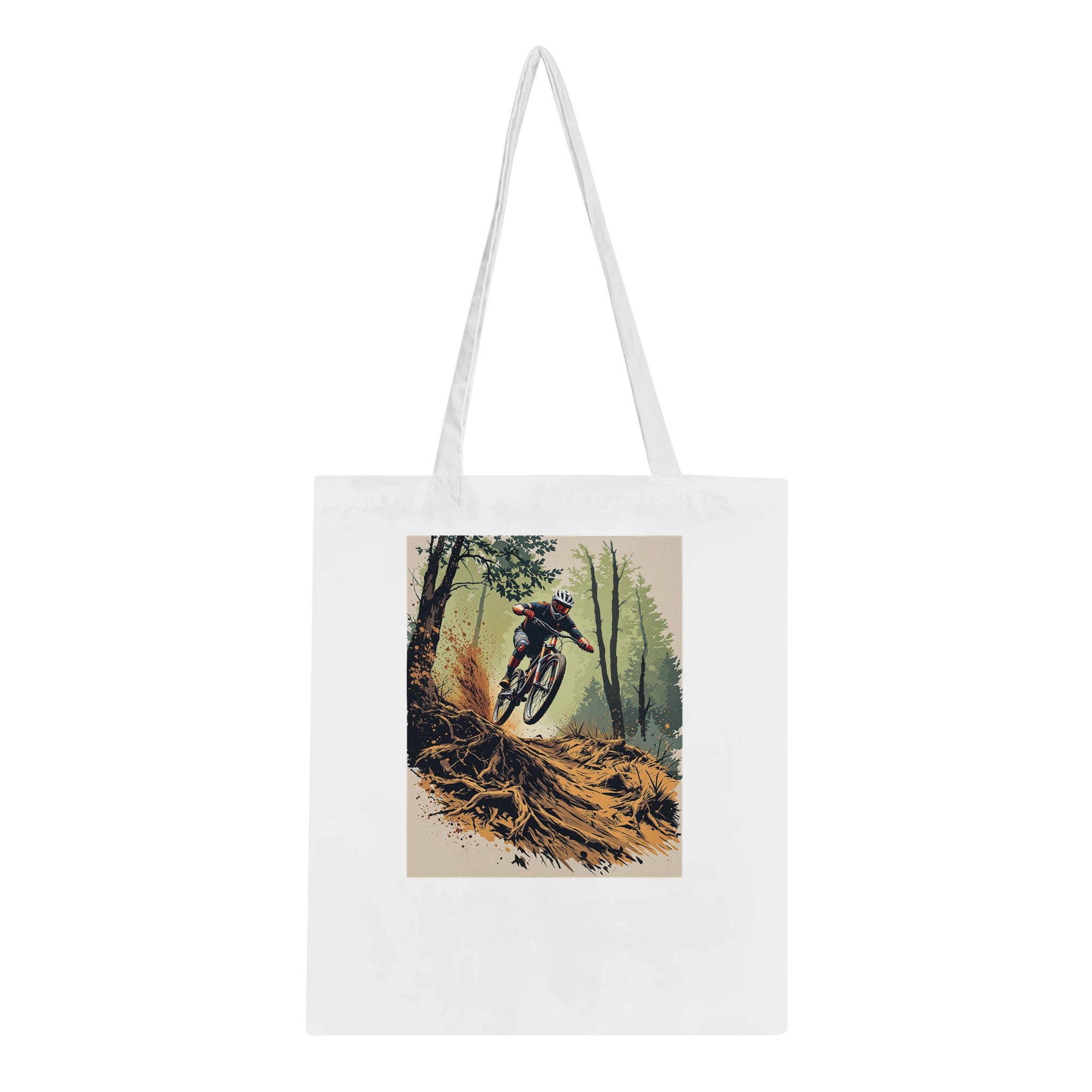 Mountain Biking Descent — Tote Bag | Wild Thread Co UK