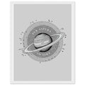 Dark Academia Astronomy Framed Art Print — detail view | Wild Thread Co