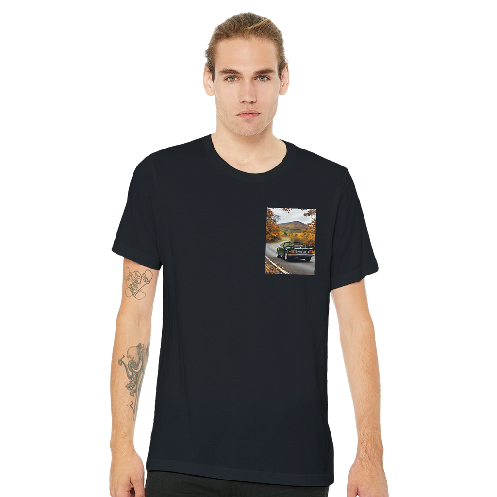 Triumph Tr6 Countryside T-Shirt — detail view | Wild Thread Co